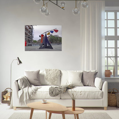 HORIZONTAL 1974 - Alexander Calder Brushed Aluminum Print - 70x100 cm / 28x40 inches | Alexander Calder Aluminum Print | Alexander Calder Prints