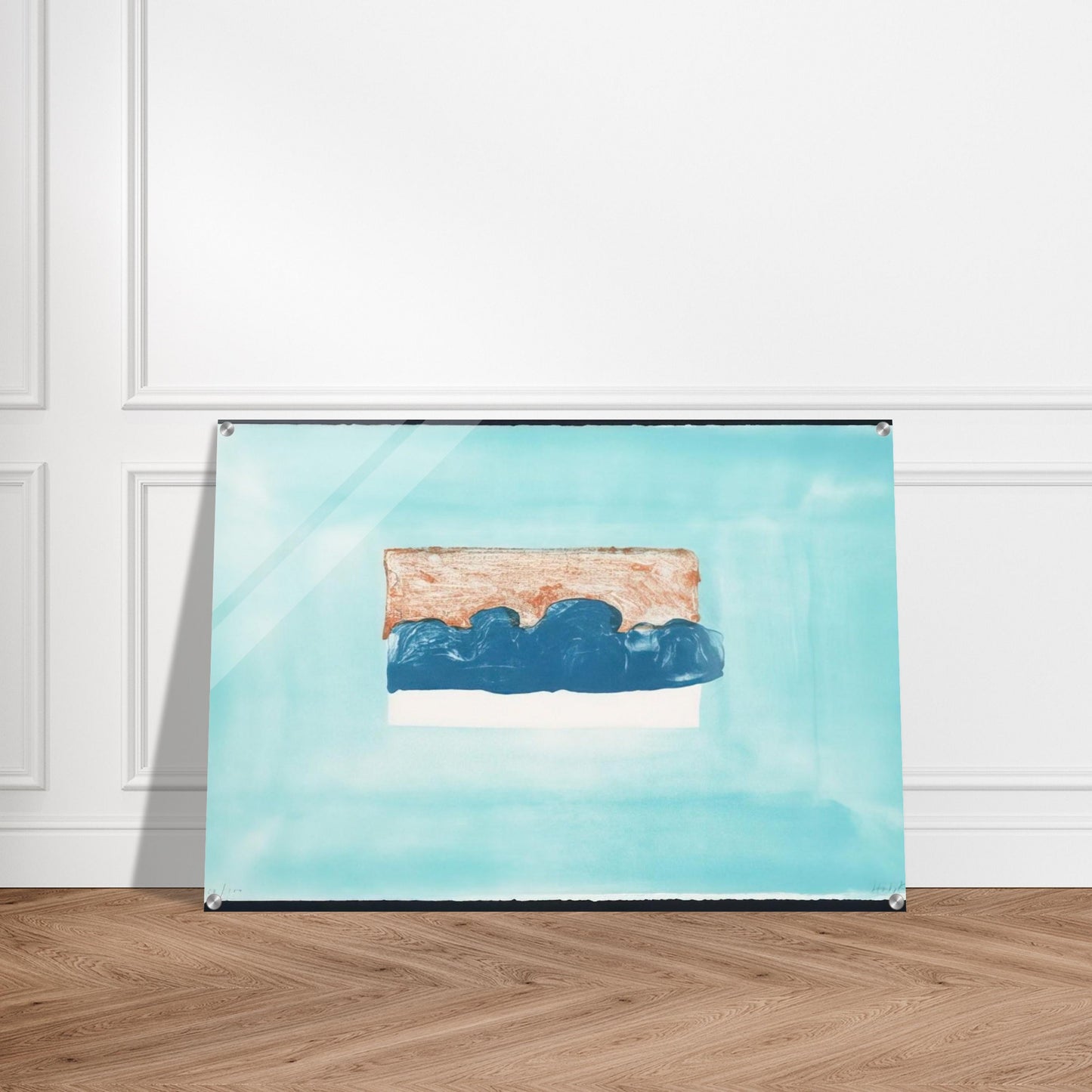 Untitled - 1976 - Howard Hodgkin Acrylic Print - 70x100 cm / 28x40″ inches | Howard Hodgkin Wall Art | Howard Hodgkin Prints