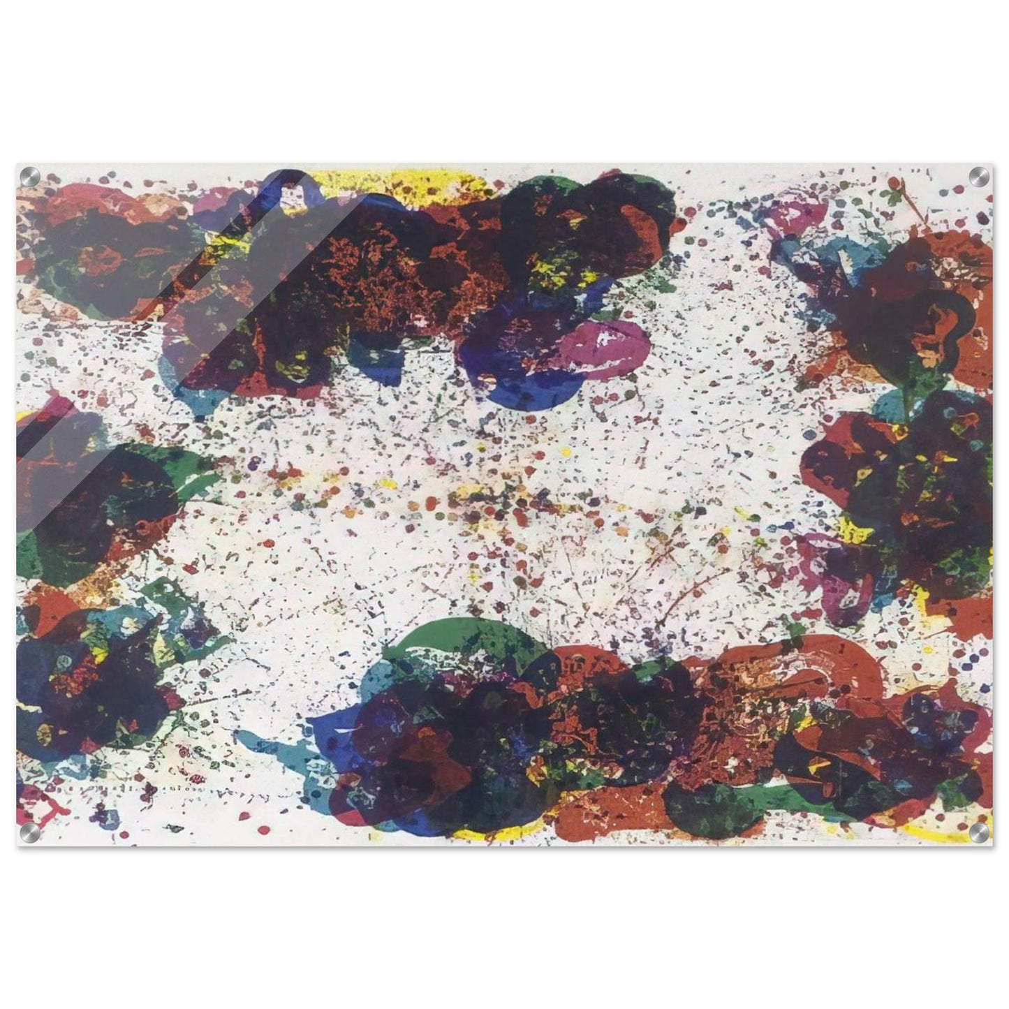Coral Lyre Nine - Sam Francis Acrylic Print - 70x100 cm / 28x40″ inches