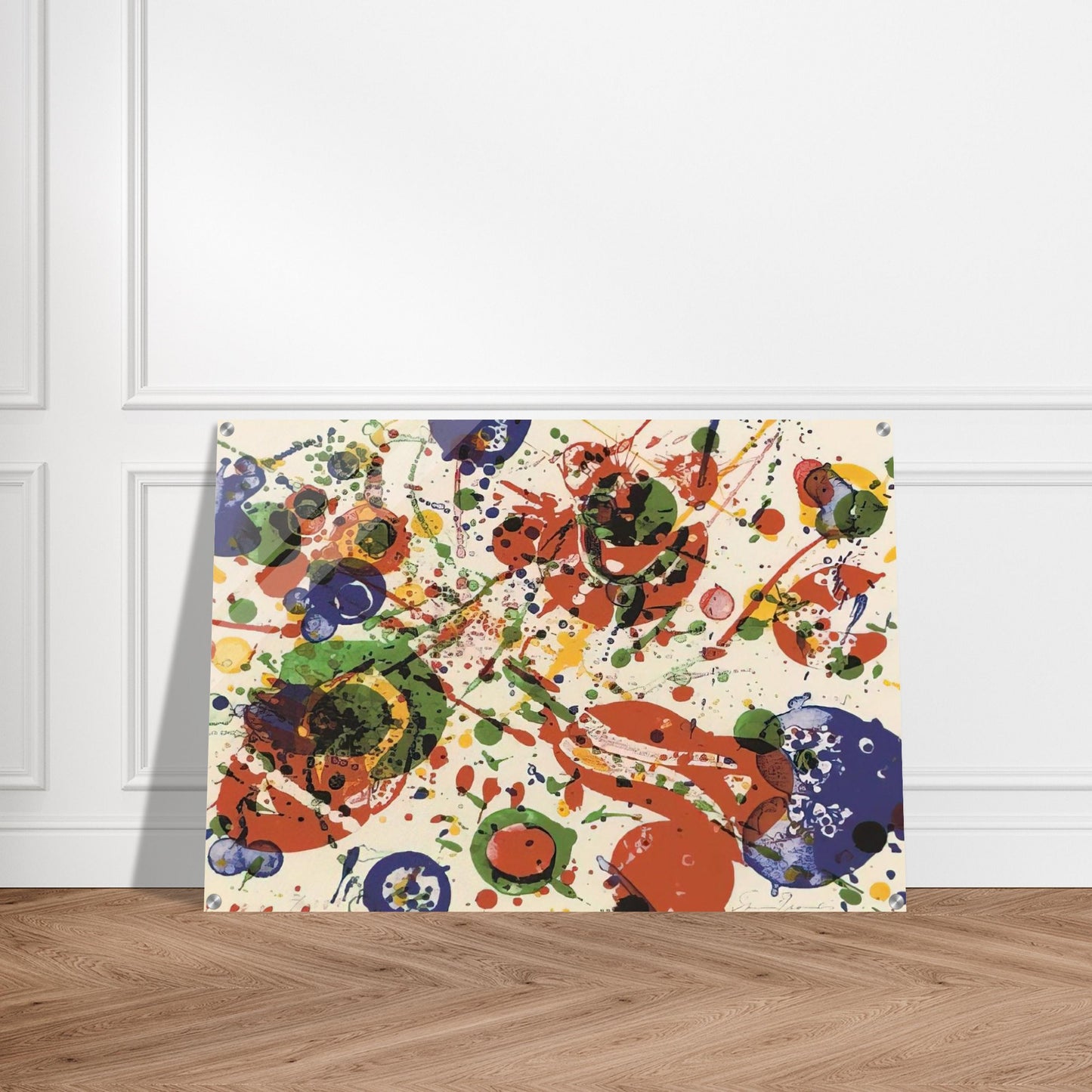 Untitled  from Pasadena Box   Lembark L60  - Sam Francis Acrylic Print - 70x100 cm / 28x40″ inches