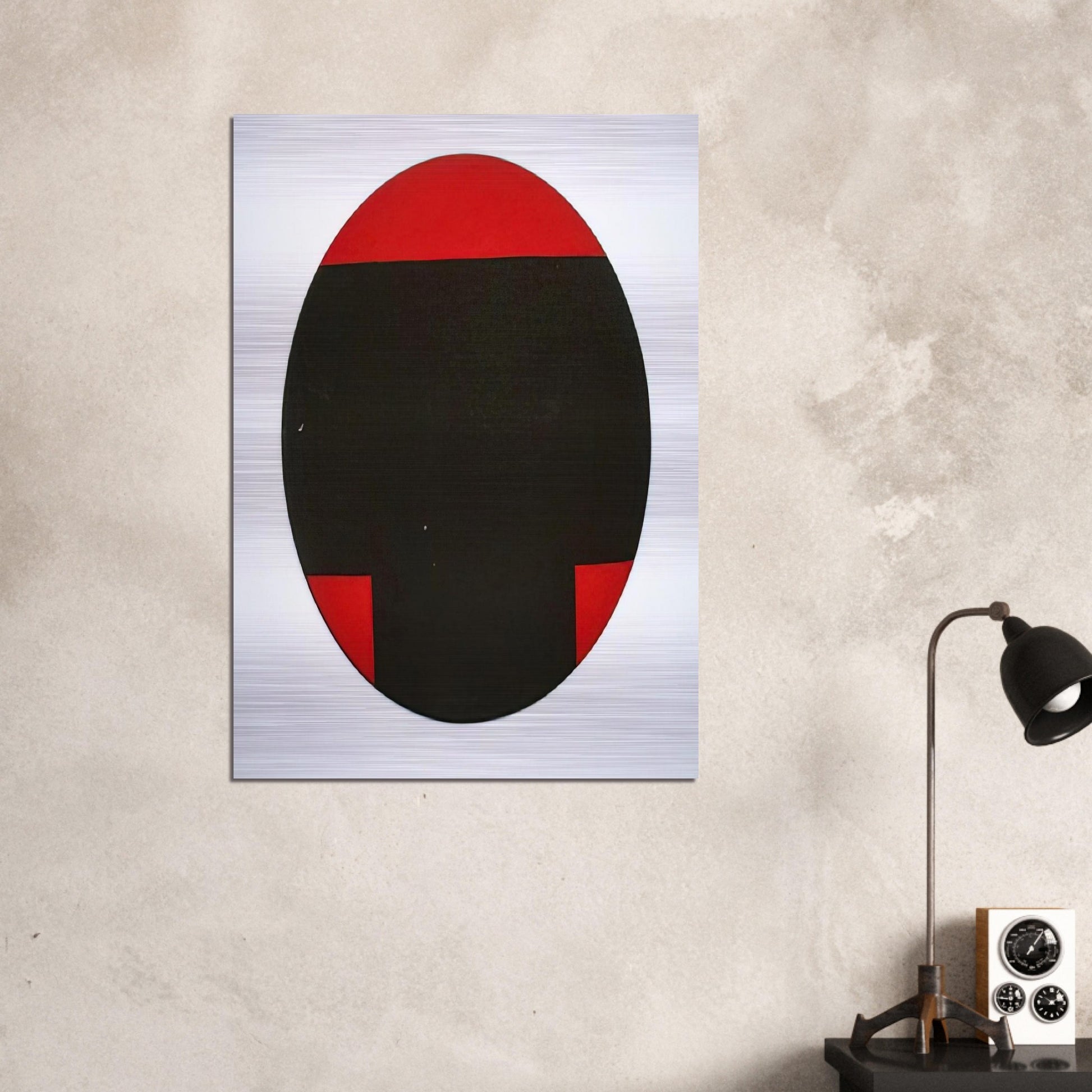 Big T - Hard Edge Painting - Leon Polk Smith Brushed Aluminum Print - 70x100 cm / 28x40 inches | Leon Polk Smith Aluminum Print | Leon Polk Smith Prints