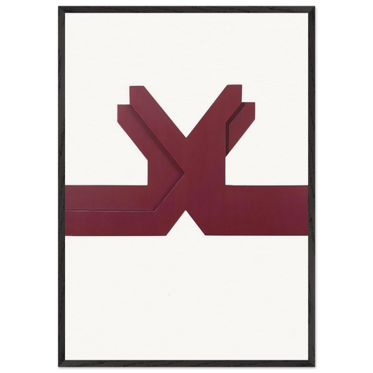 Untitled - 1964 N5 - Thomas Downing 70x100 cm / 28x40 inches Framed Art Print – Black Wooden Frame