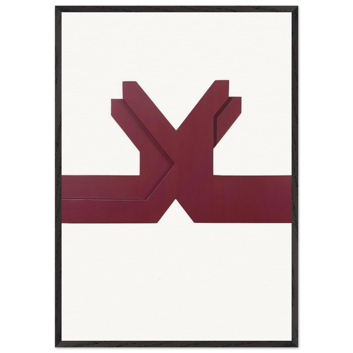 Untitled - 1964 N5 - Thomas Downing 70x100 cm / 28x40 inches Framed Art Print – Black Wooden Frame