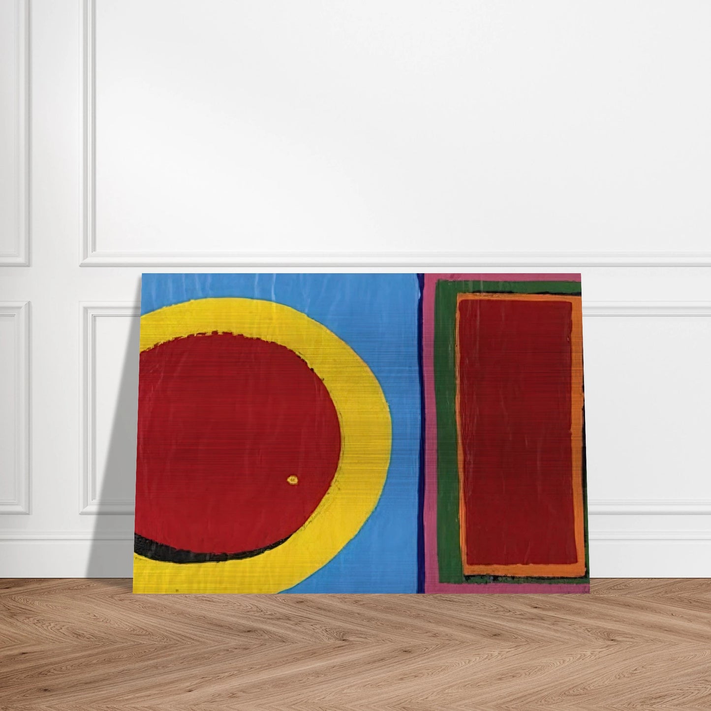 Composition - Al Held Brushed Aluminum Print - 70x100 cm / 28x40 inches | Al Held Aluminum Print | Al Held Prints