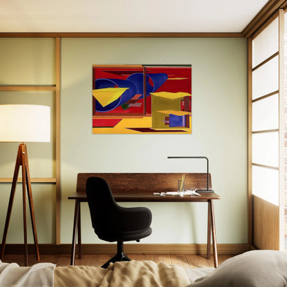 Pachinko - Al Held Brushed Aluminum Print - 70x100 cm / 28x40 inches | Al Held Aluminum Print | Al Held Prints