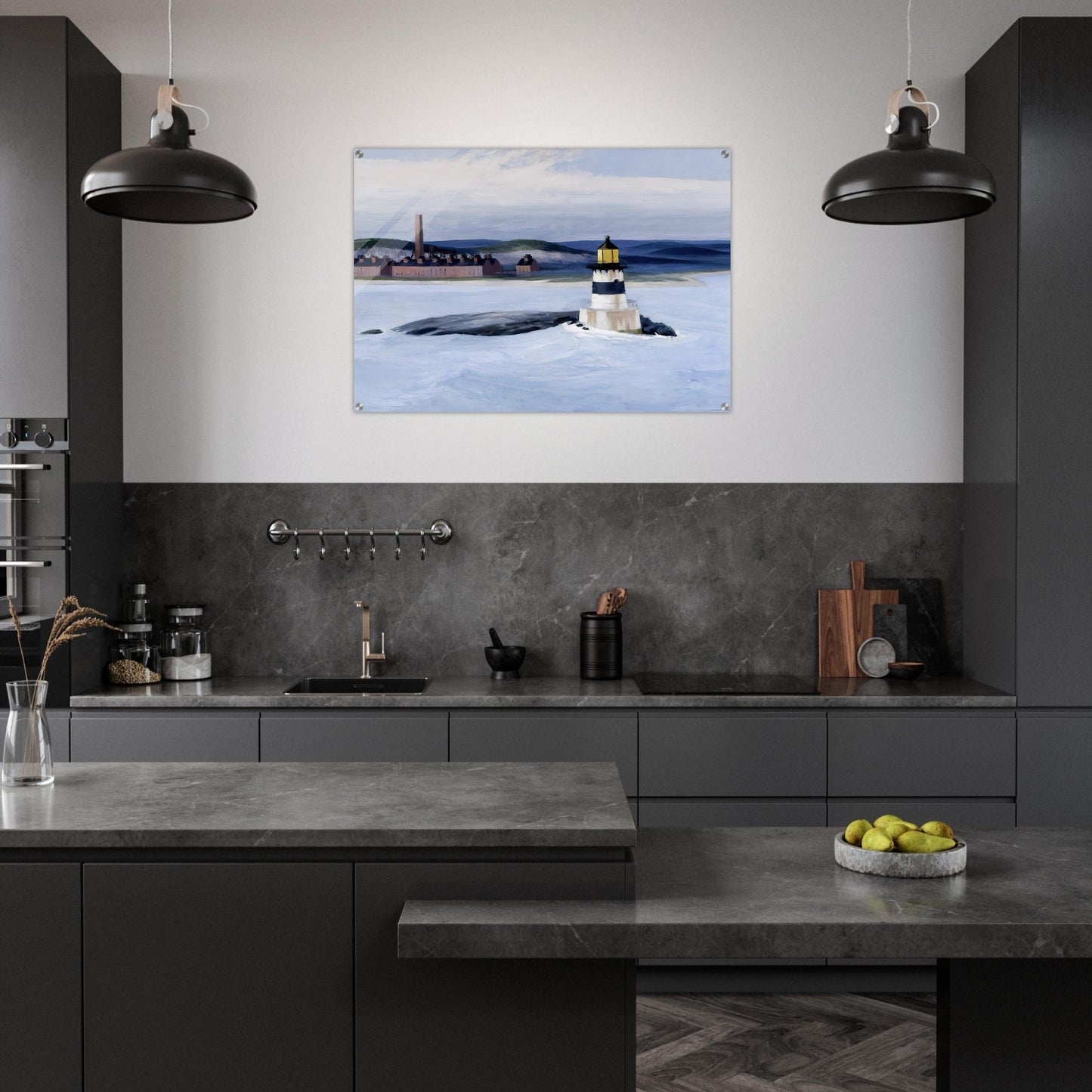 Five A.M. - Edward Hopper Acrylic Print - 70x100 cm / 28x40″ inches