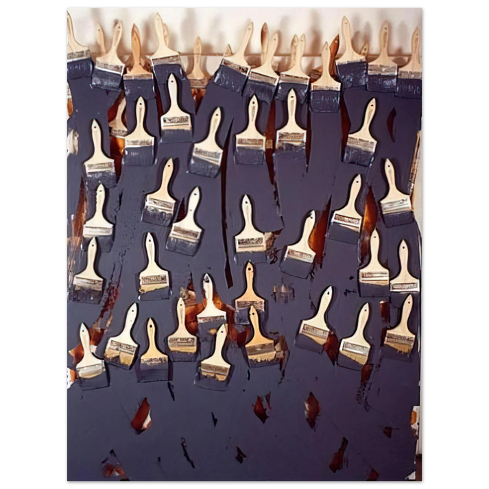 Arman - Untitled - 2000  75x100 cm / 30x40inches Fine Art Poster
