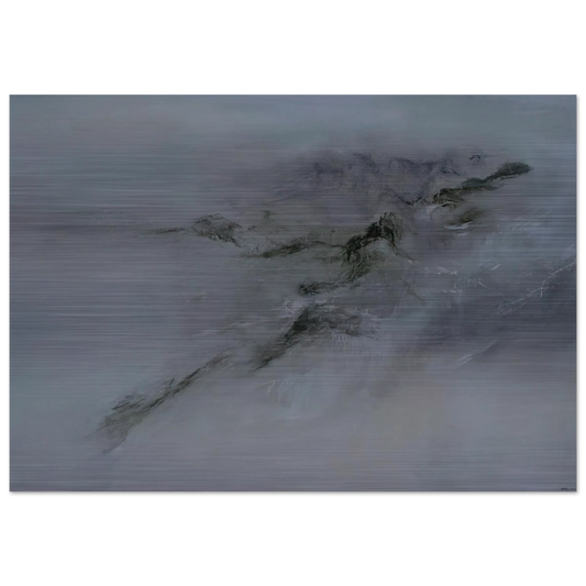 28 10 2001 2001 - Zao Wou-Ki Brushed Aluminum Print - 70x100 cm / 28x40 inches | Zao Wou-Ki Aluminum Print | Zao Wou-Ki Prints