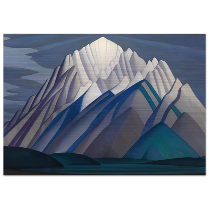 Mountain Forms - 1926 - Lawren Harris Brushed Aluminum Print - 70x100 cm / 28x40 inches | Lawren Harris Aluminum Print | Lawren Harris Prints
