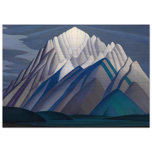 Mountain Forms - 1926 - Lawren Harris Brushed Aluminum Print - 70x100 cm / 28x40 inches | Lawren Harris Aluminum Print | Lawren Harris Prints