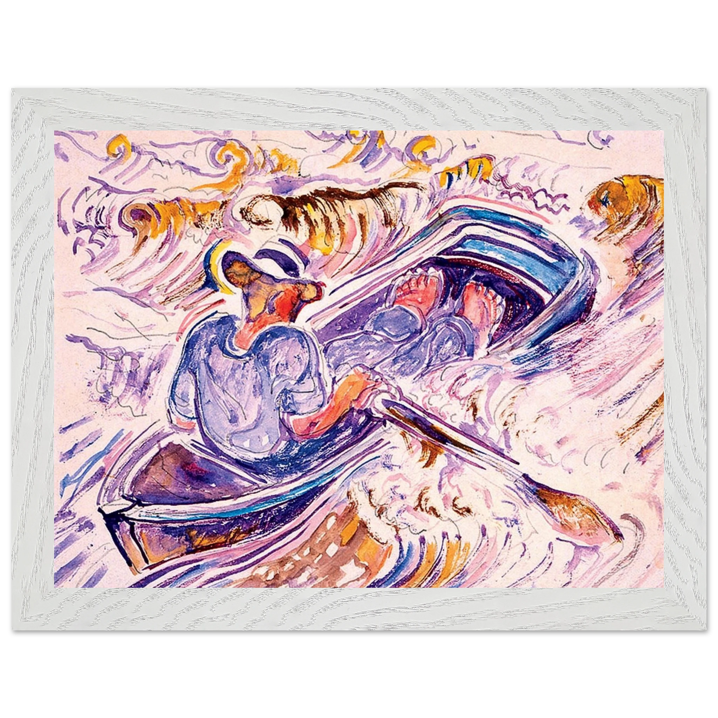 Walter Inglis Anderson - Walter Anderson Wall art - 50x70 cm / 20x28 inches - Premium Wooden Framed Poster With Fine Art Paper-canvas - Black frame