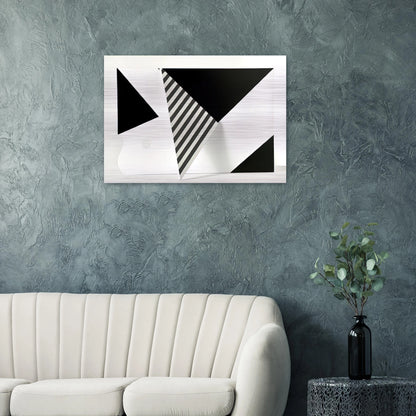 Untitled - 2009 - Omar Rayo Brushed Aluminum Print - 70x100 cm / 28x40 inches | Omar Rayo Aluminum Print | Omar Rayo Prints