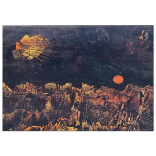 Praise to Tanguy - Max Ernst Brushed Aluminum Print - 70x100 cm / 28x40 inches | Max Ernst Aluminum Print | Max Ernst Prints