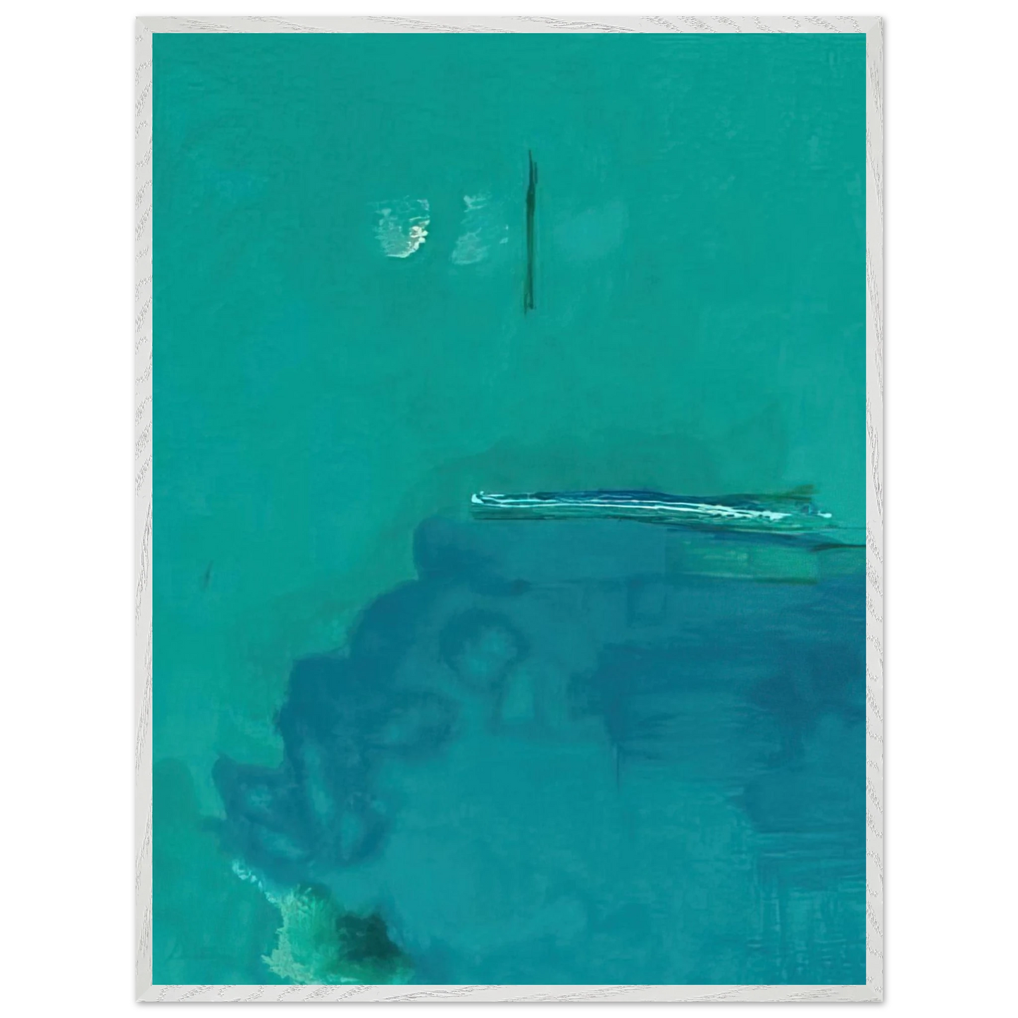 Helen Frankenthaler - Contentment Island - 2004 Wall art - 40x50 cm / 16x20 inches - Fine Art Poster-canvas - -