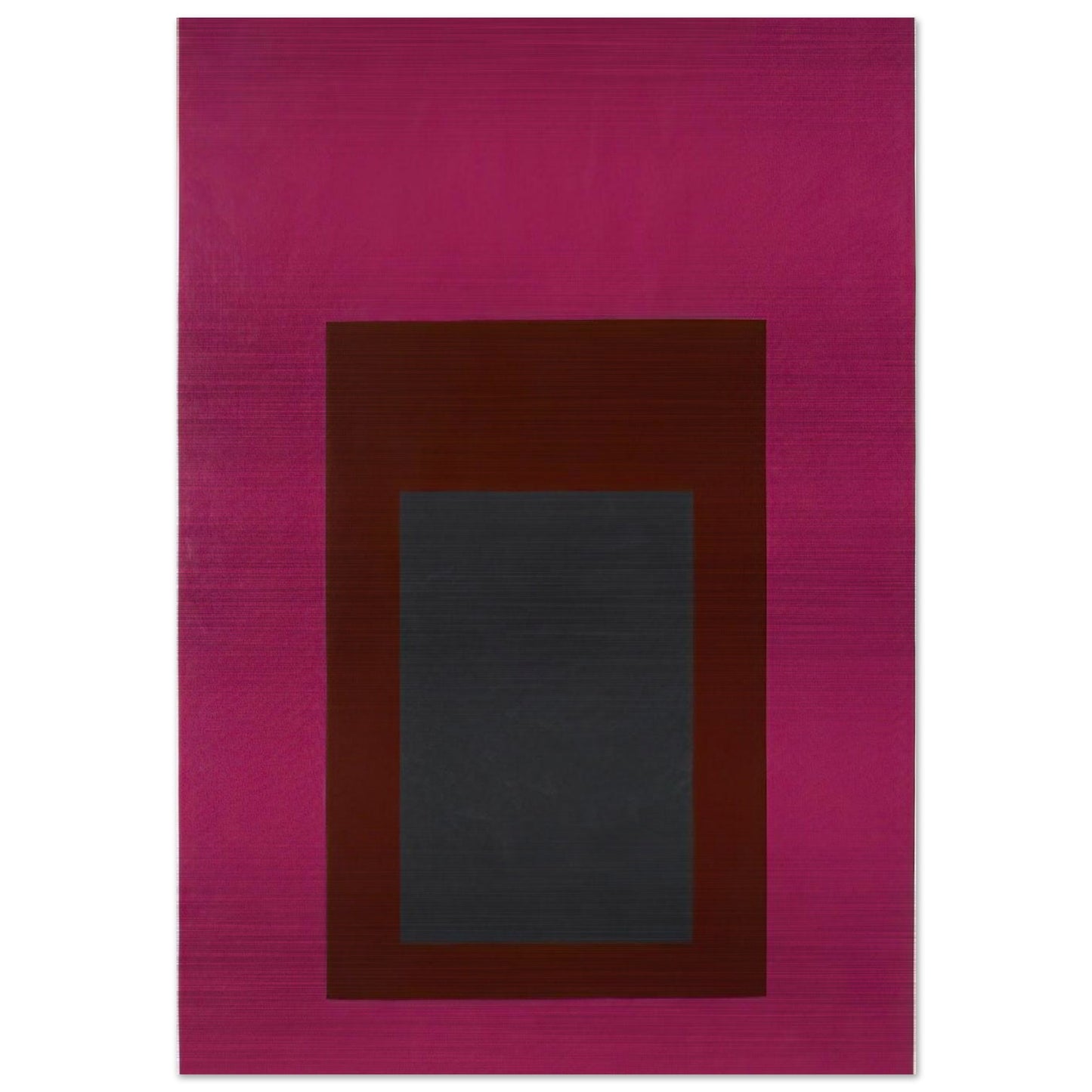 HOMAGE TO THE SQUARE GUARDED 1952 - Josef Albers Brushed Aluminum Print - 70x100 cm / 28x40 inches | Josef Albers Aluminum Print | Josef Albers Prints