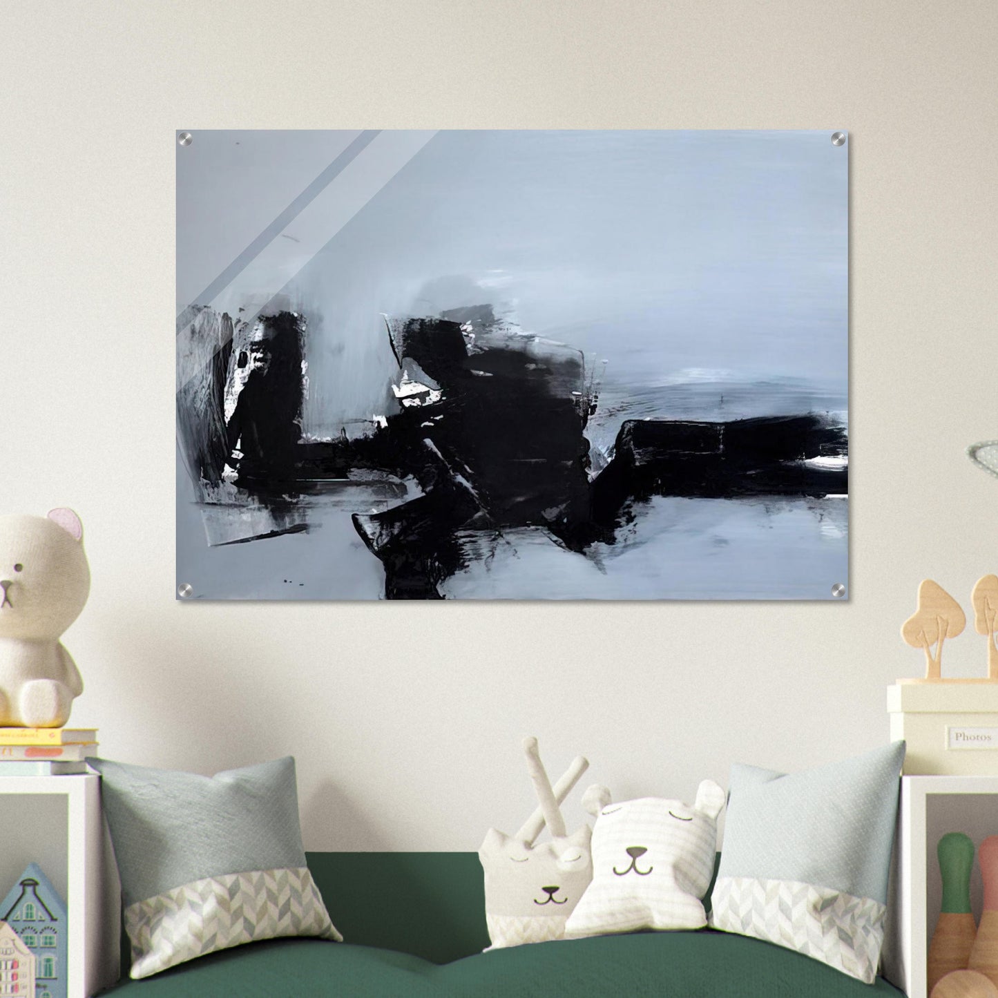 UNTITLED 1961 2 - Luis Feito Acrylic Print - 70x100 cm / 28x40″ inches