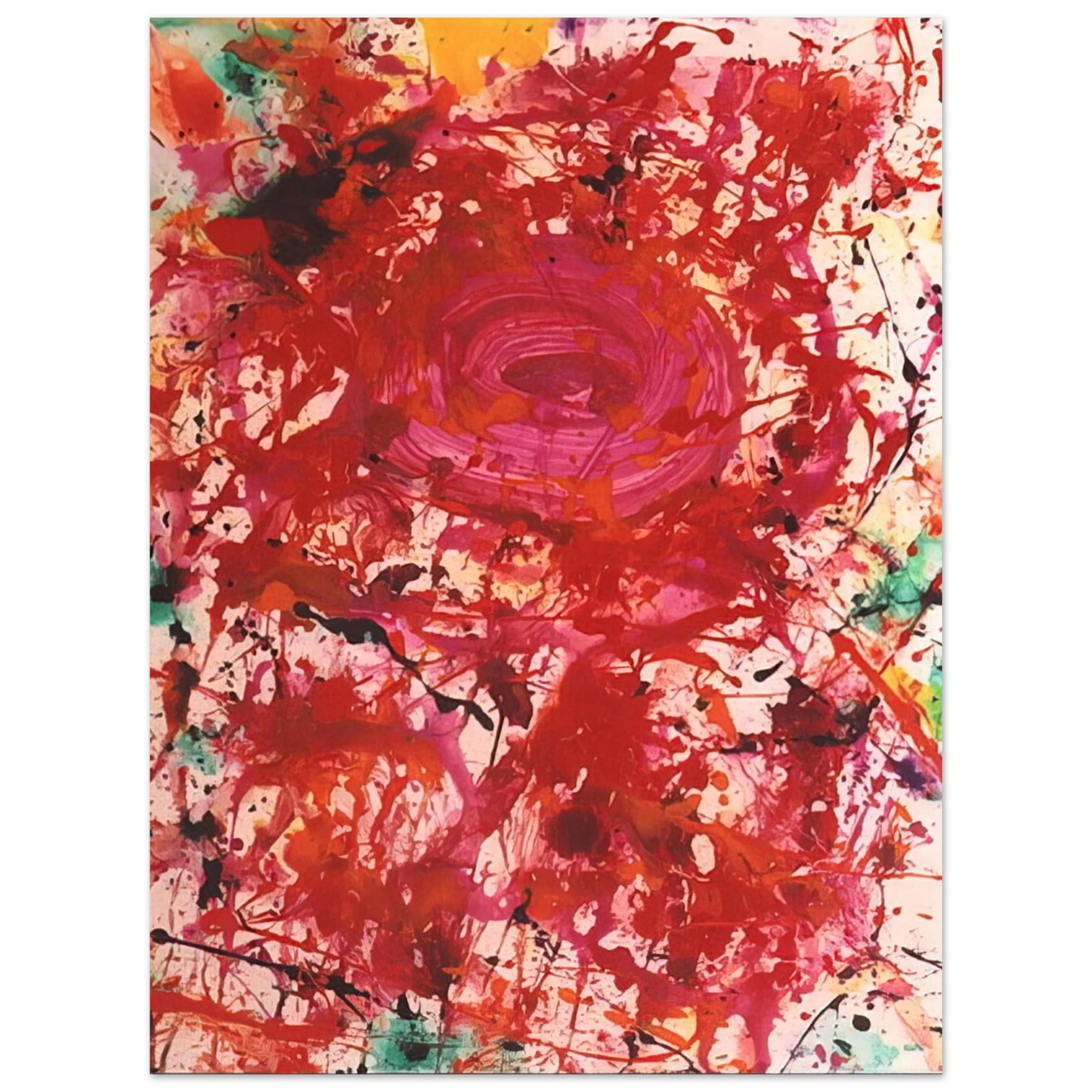 Sam Francis - Untitled  SF90-362   75x100 cm / 30x40inches Fine Art Poster