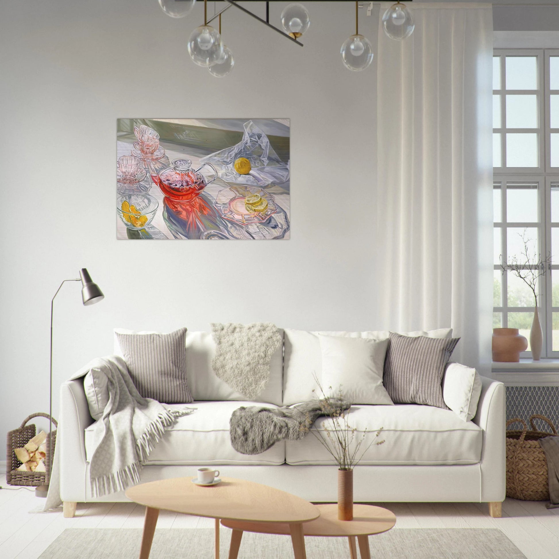 HERB TEA 1995 - Janet Fish Brushed Aluminum Print - 70x100 cm / 28x40 inches | Janet Fish Aluminum Print | Janet Fish Prints