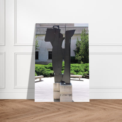 SEVENTH DECADE GARDEN IX X 1970 - Louise Nevelson Brushed Aluminum Print - 70x100 cm / 28x40 inches | Louise Nevelson Aluminum Print | Louise Nevelson Prints