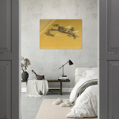 Flying Rectangles - 1969 - Robert Goodnough Acrylic Print - 70x100 cm / 28x40″ inches