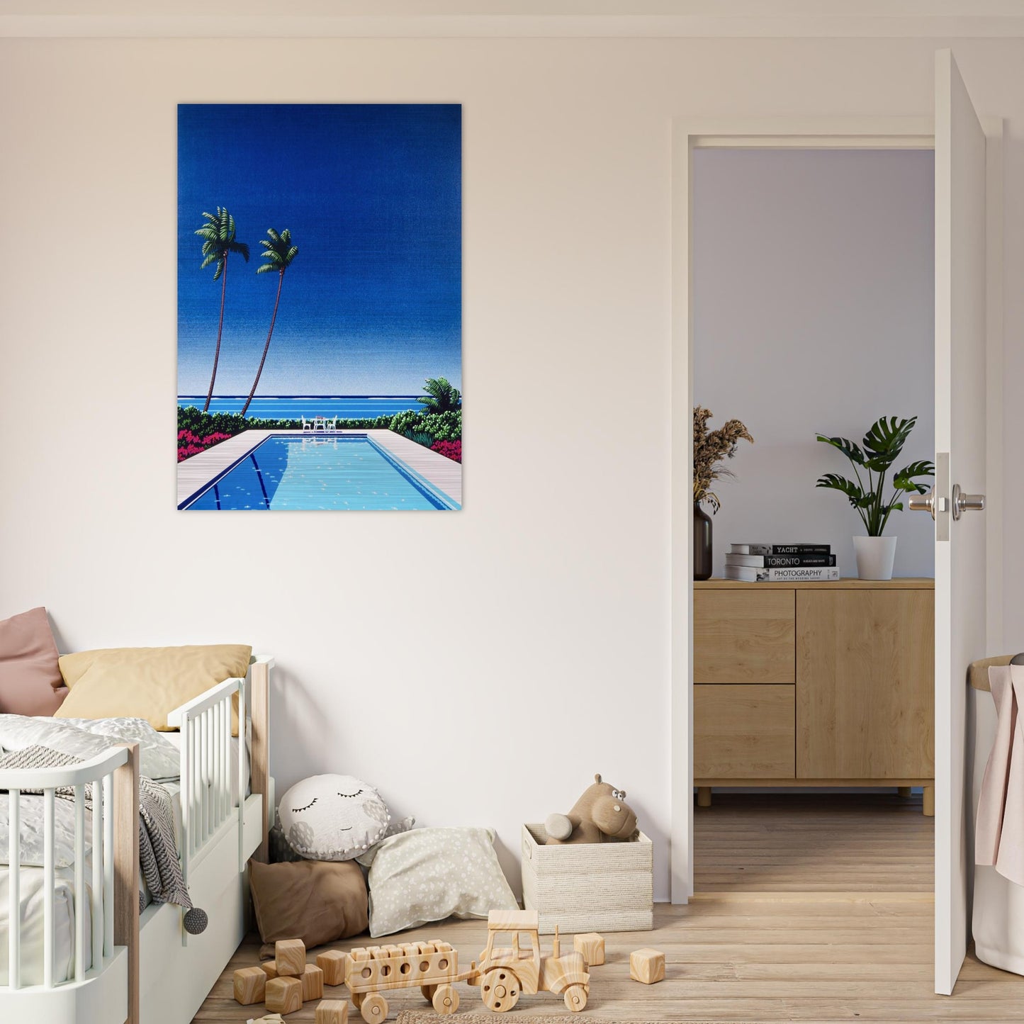 Watermelon Pool - Hiroshi Nagai Brushed Aluminum Print - 70x100 cm / 28x40 inches | Hiroshi Nagai Aluminum Print | Hiroshi Nagai Prints