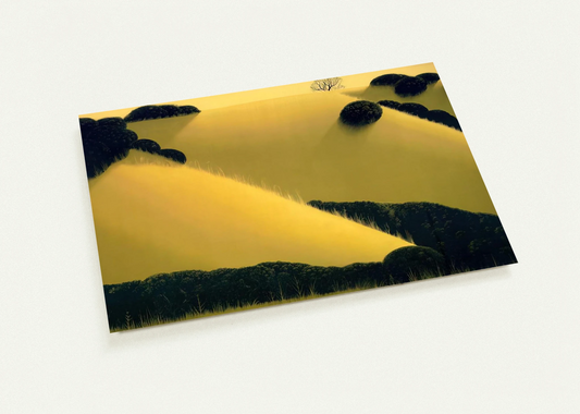 Golden Hills By Eyvind Earle Pack of 10 Post Cards | Eyvind Earle Post Cards | A6 (10.5 x 14.8 cm) - 4.1 x 5.8 inches