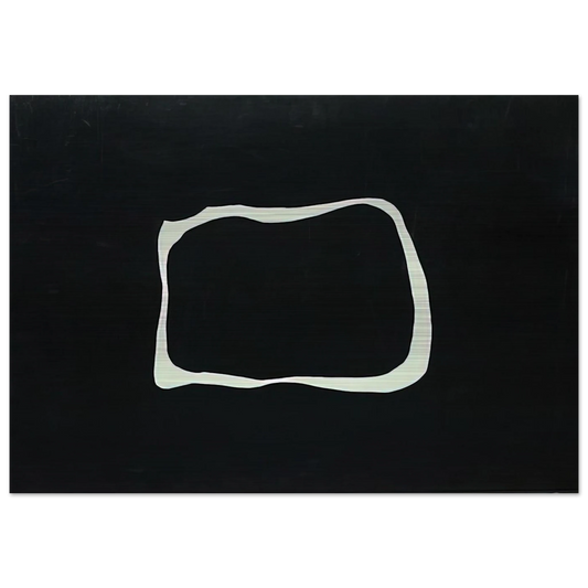 Untitled - 1966 - Jiro Yoshihara Brushed Aluminum Print - 70x100 cm / 28x40 inches | Jiro Yoshihara Aluminum Print | Jiro Yoshihara Prints