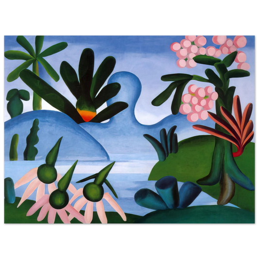 Tarsila do Amaral - The Lake  75x100 cm / 30x40inches Fine Art Poster