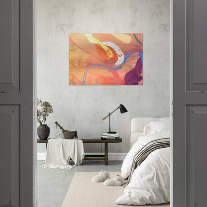For Becky - 1969 - Ronnie Landfield Brushed Aluminum Print - 70x100 cm / 28x40 inches | Ronnie Landfield Aluminum Print | Ronnie Landfield Prints
