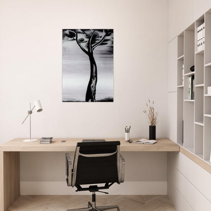 THE TREE - Salvador Dali Brushed Aluminum Print - 70x100 cm / 28x40 inches | Salvador Dali Aluminum Print | Salvador Dali Prints