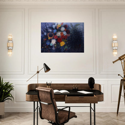 Flowers No. 1 - 1975 - Gebre Kristos Desta Brushed Aluminum Print - 70x100 cm / 28x40 inches | Gebre Kristos Desta Aluminum Print | Gebre Kristos Desta Prints