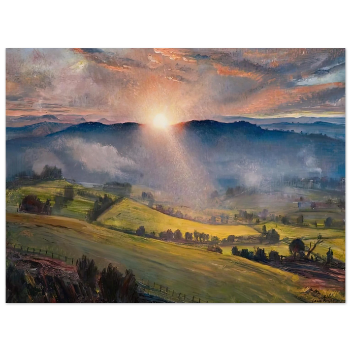 Laura Knight - SUNDOWN 1947  75x100 cm / 30x40inches Fine Art Poster