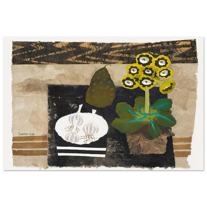 Auricula - 1996 - Mary Fedden Art Prints - 100x150 cm / 40x60″ inches | Mary Fedden Poster | Mary Fedden Prints