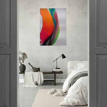 Phenomena Montezuma s Band - Paul Jenkins Brushed Aluminum Print - 70x100 cm / 28x40 inches | Paul Jenkins Aluminum Print | Paul Jenkins Prints