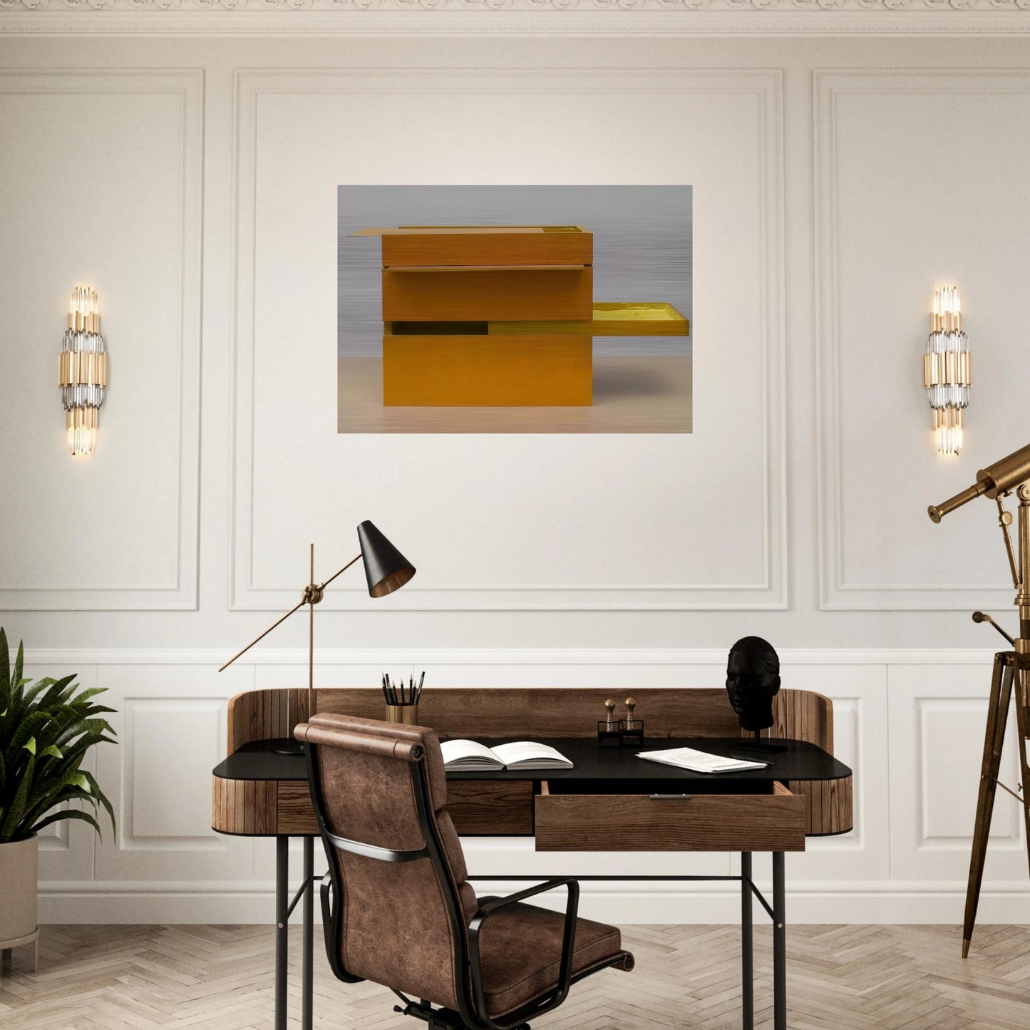 B11 Box Bólide 09 - Helio Oiticica Brushed Aluminum Print - 70x100 cm / 28x40 inches | Helio Oiticica Aluminum Print | Helio Oiticica Prints
