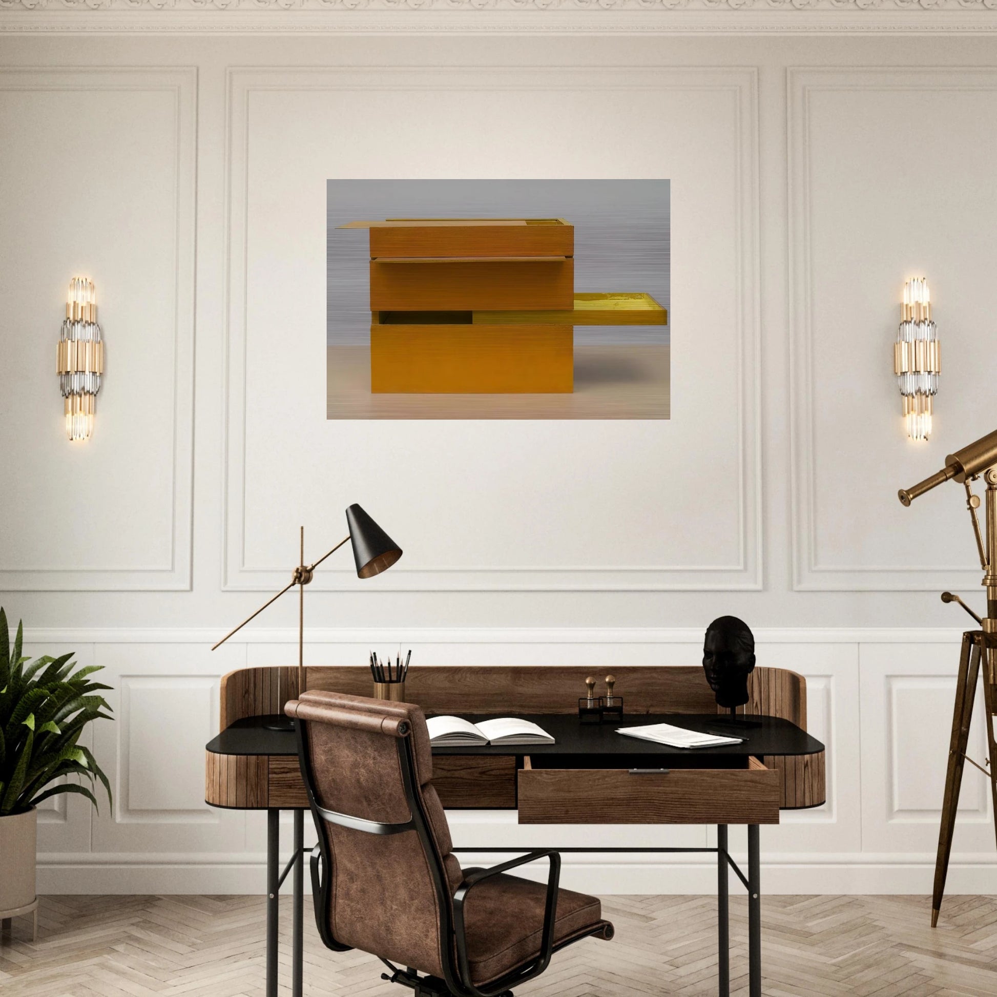 B11 Box Bólide 09 - Helio Oiticica Brushed Aluminum Print - 70x100 cm / 28x40 inches | Helio Oiticica Aluminum Print | Helio Oiticica Prints