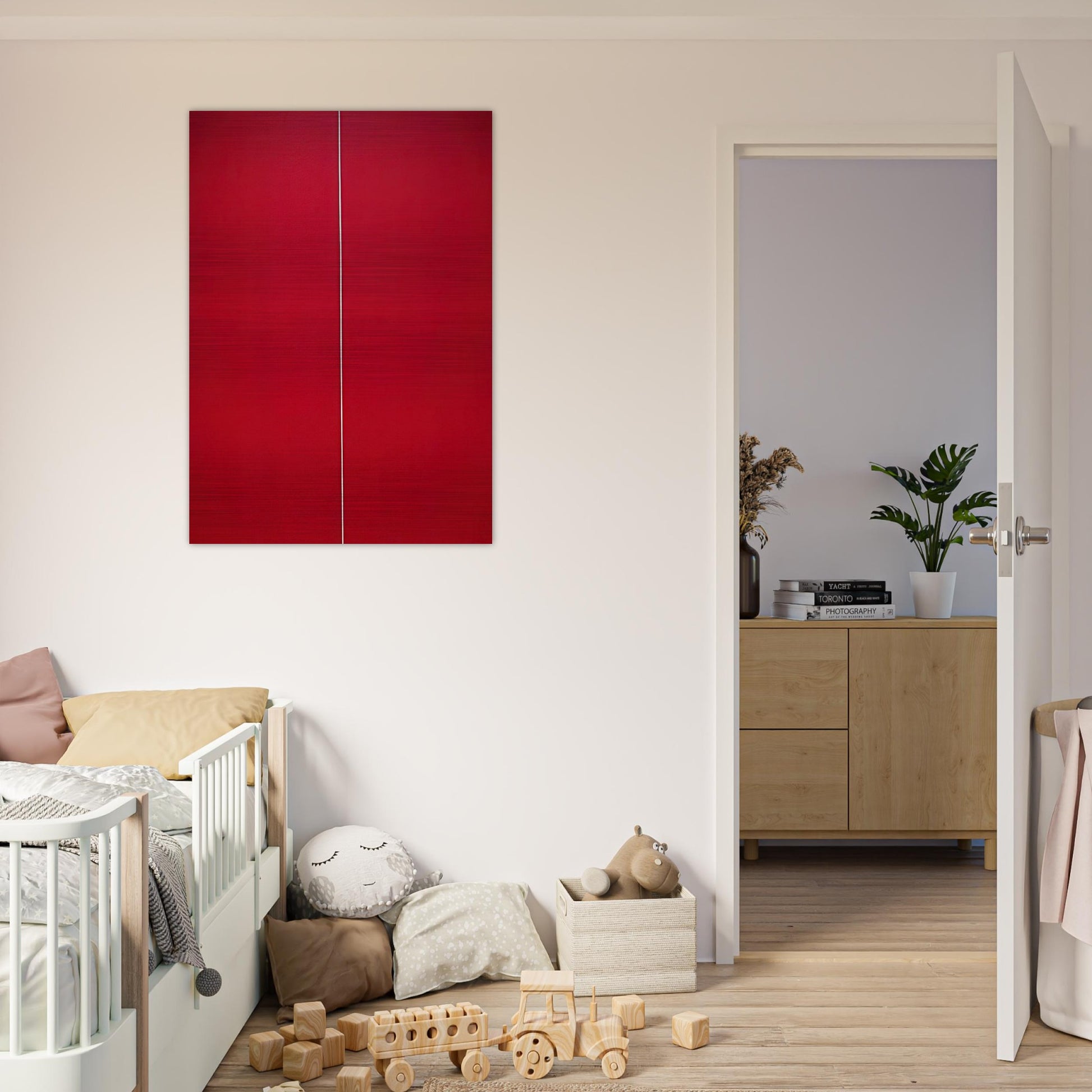 Be I - Barnett Newman Brushed Aluminum Print - 70x100 cm / 28x40 inches | Barnett Newman Aluminum Print | Barnett Newman Prints