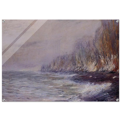 The Effect of Fog near Dieppe - claude monet Acrylic Print - 70x100 cm / 28x40″ inches