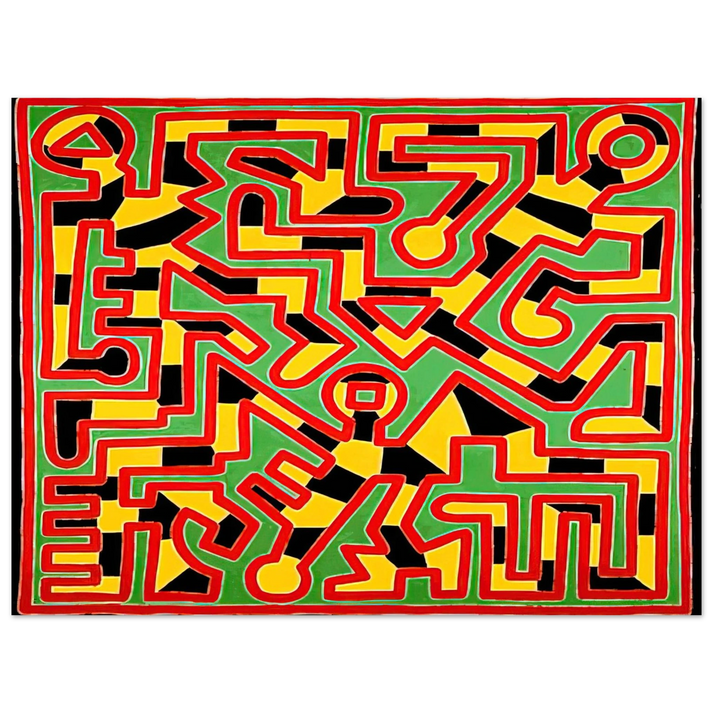 Keith Haring - UNTITLED 1988  75x100 cm / 30x40inches Fine Art Poster