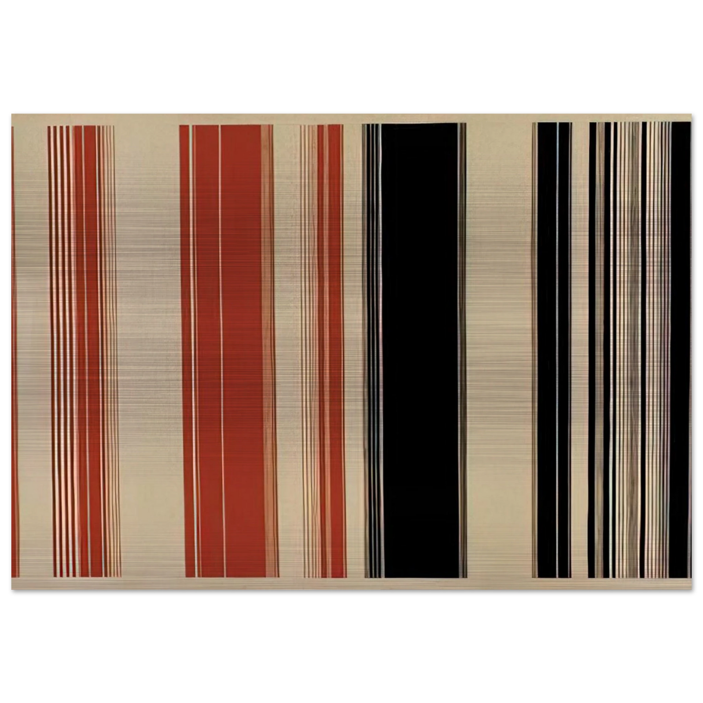 Algeria - 1982 - Gene Davis Brushed Aluminum Print - 70x100 cm / 28x40 inches | Gene Davis Aluminum Print | Gene Davis Prints