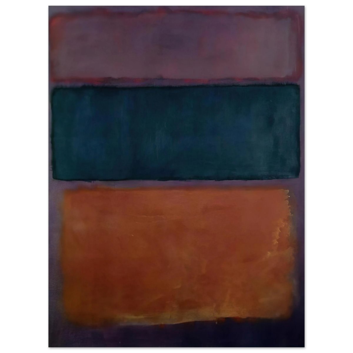 Mark Rothko - Untitled - 1963 Wall Art - 21x29.7 cm / 8x12" - Fine Art Poster-canvas - -