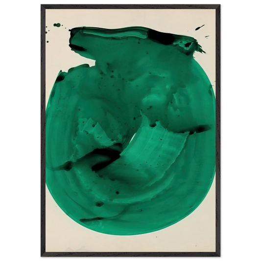 A Chalice for Healing - Sam Francis 70x100 cm / 28x40 inches Framed Art Print – Black Wooden Frame