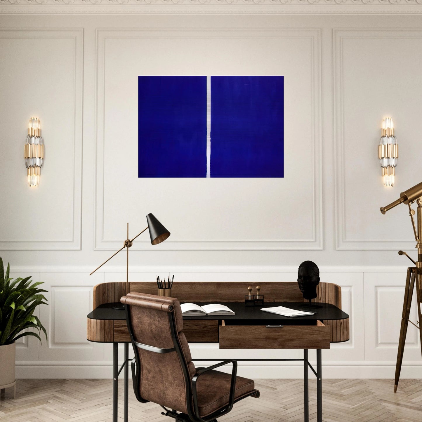 Onement VI - Barnett Newman Brushed Aluminum Print - 70x100 cm / 28x40 inches | Barnett Newman Aluminum Print | Barnett Newman Prints