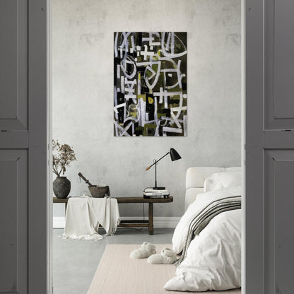 Number 2 - 1950 - Bradley Walker Tomlin Brushed Aluminum Print - 70x100 cm / 28x40 inches | Bradley Walker Tomlin Aluminum Print | Bradley Walker Tomlin Prints