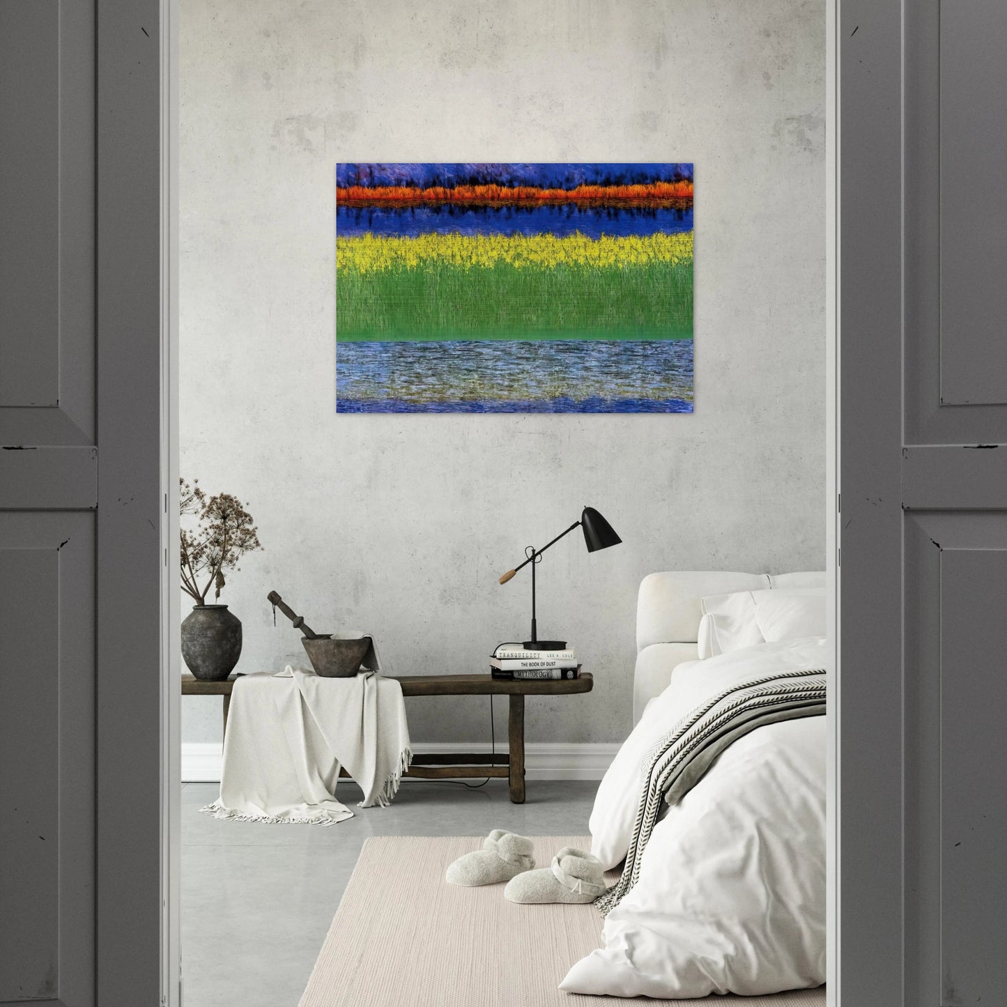 Sea of Grass - 1982 - Jimmy Ernst Brushed Aluminum Print - 70x100 cm / 28x40 inches | Jimmy Ernst Aluminum Print | Jimmy Ernst Prints