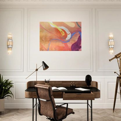 For Becky - 1969 - Ronnie Landfield Brushed Aluminum Print - 70x100 cm / 28x40 inches | Ronnie Landfield Aluminum Print | Ronnie Landfield Prints