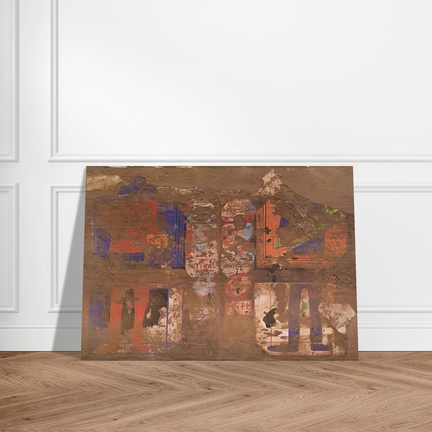 Graphic with Cocoa - 1968 - Dieter Roth Brushed Aluminum Print - 70x100 cm / 28x40 inches | Dieter Roth Aluminum Print | Dieter Roth Prints