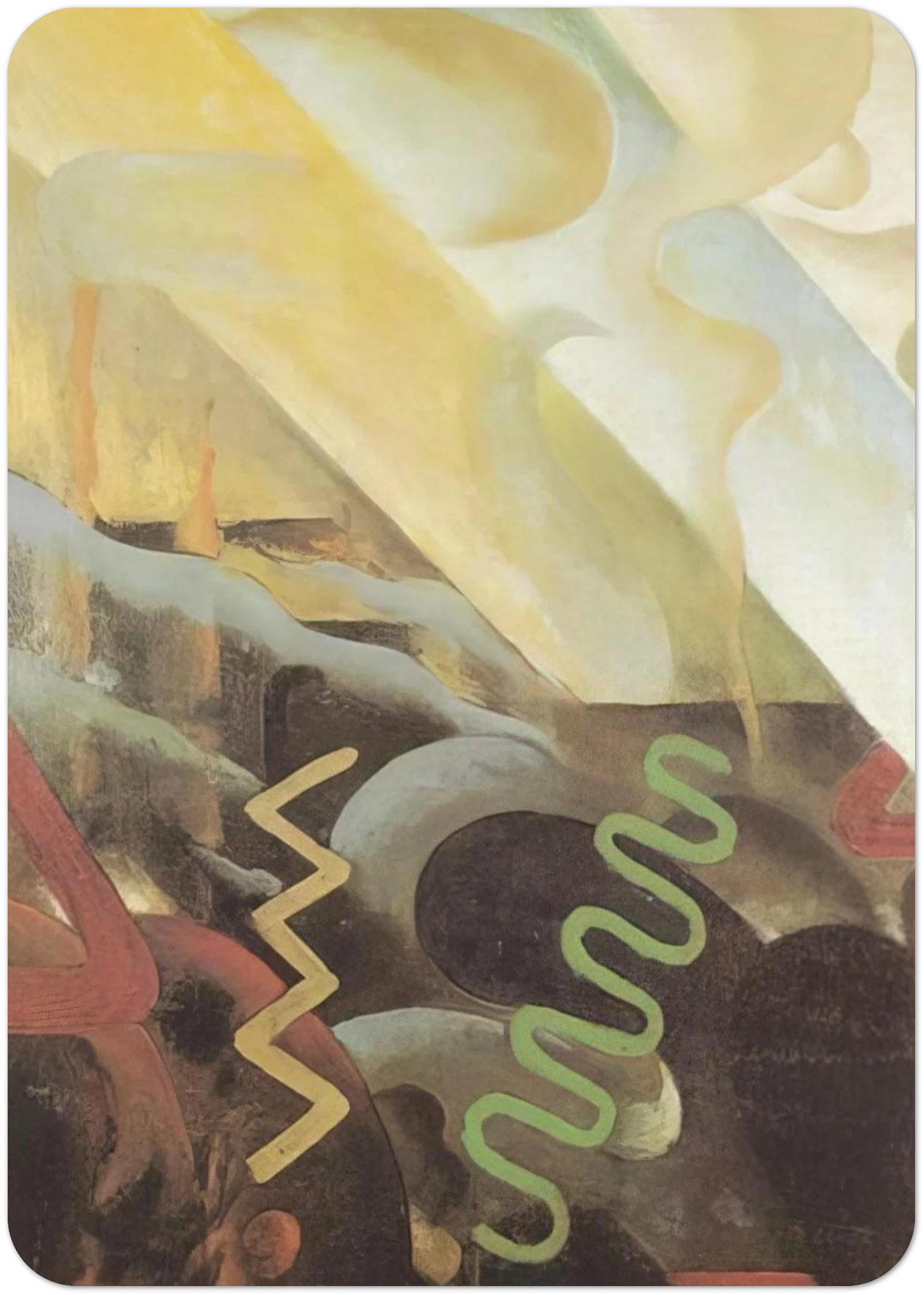 Astrazione - 1921 By Julius Evola Pack of 10 Post Cards | Julius Evola Post Cards | A6 (10.5 x 14.8 cm) - 4.1 x 5.8 inches