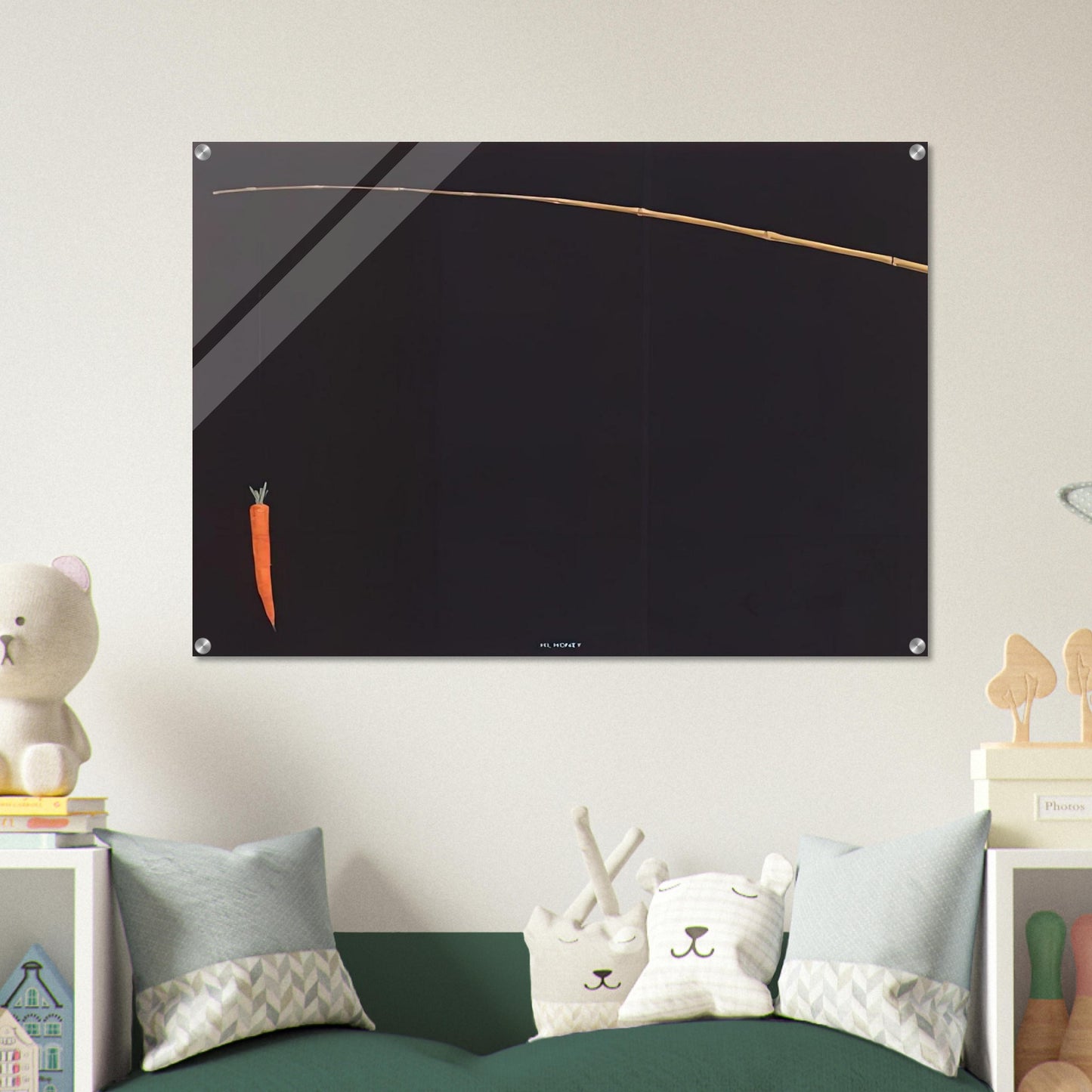 HI HONEY 1981 - Edward Ruscha Acrylic Print - 70x100 cm / 28x40″ inches