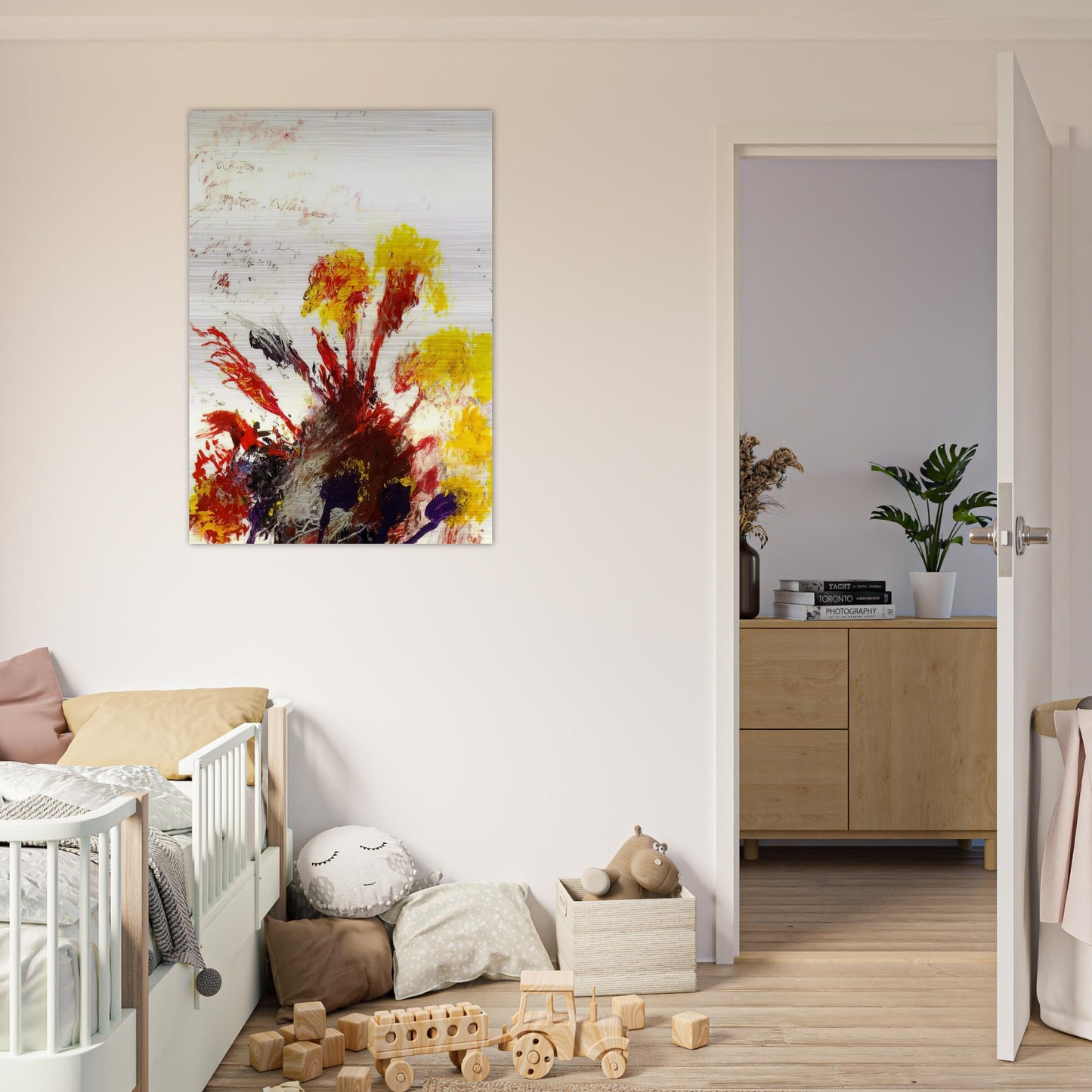 Summer Madness - Cy Twombly Brushed Aluminum Print - 70x100 cm / 28x40 inches | Cy Twombly Aluminum Print | Cy Twombly Prints